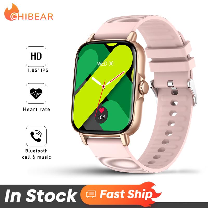 

Умные часы для мужчин 1,85-дюймовый сенсорный экран монитор сердечного ритма спортивные часы Bluetooth вызов умные часы для женщин для Android Ios