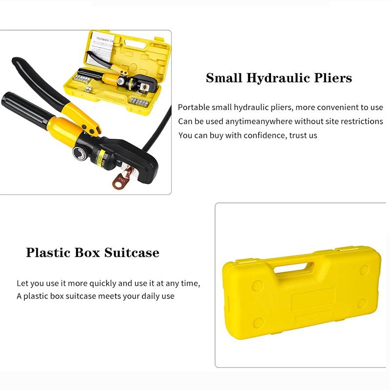 Hydraulic Crimping Tool YQK-70 Cable Lug Crimper Plier 4-70mm²  Compression Tool Pressure 8T Pressure Home Hydraulic Tools