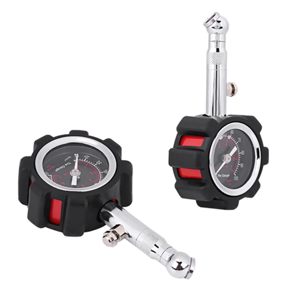 Manual Hand 0   100PSI Tire Air Pressure Gauge Meter Tester for Car Truck Motorcycle Bike