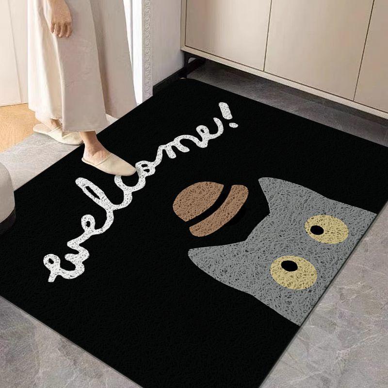 Entrance door wire circle floor mat, entrance mat, household whole carpet, dust removal, adjustable foot mat