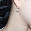 LOASI lovely rose. rose ball one touch earring