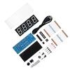 4-stellige DIY Digital LED Uhr Kit Auto Display Zeit Temperatur Elektronische DIY Kit Uhr Grün