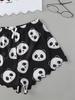 Women's Printed Knit Vest & Camisole Pajama Set - Comfortable & Stylish