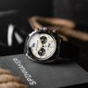 Spinnaker Hal SP-5068-07 Men's Quartz Watch 10ATM Water Resistant Mineral Glass White Dial