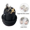 Waterproof and Oil Resistant Round Rocker Switches 2 Pin 2 Position for Home Appliances and Industrial Control