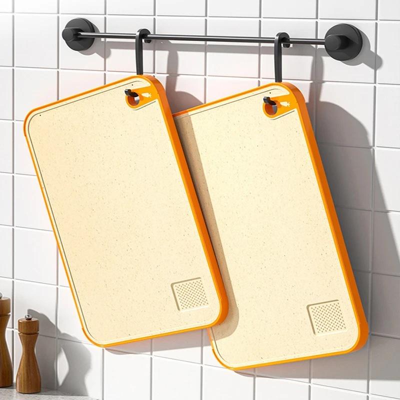 Double-sided Mildew-proof Cutting Board, Multifunctional Anti-slip and Antibacterial Plastic Sticky Board, Kitchen Essential Cut