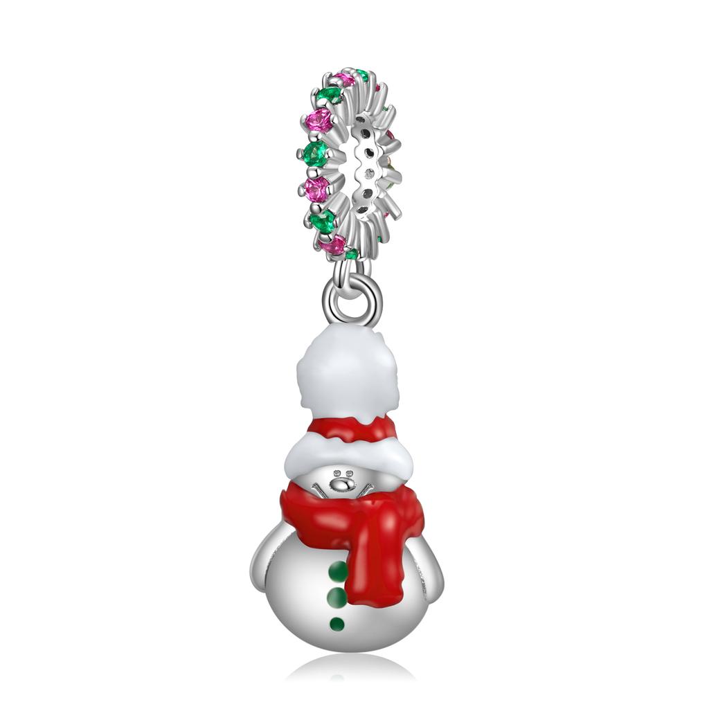 Bell Candy Weihnachtssocken Anhänger Original 925 Sterling Silber Emaille Bead Fit Damen Charm Armbänder Schmuckherstellung Charms Geschenk