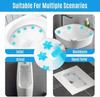 Flower Aromatic Toilet Cleaner Gel Toilet Bowl Gel Stamp Air Freshener Needle Detergent Syringe Aromatic Drain Toilet Clean Tool