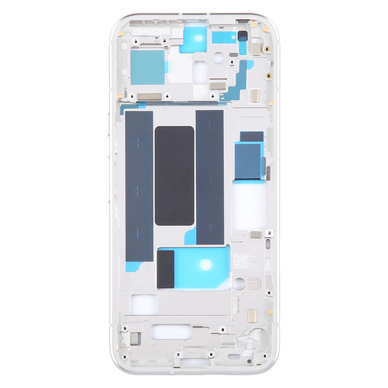 Middle Frame Bezel Plate For Google Pixel 8a Phone Middle Frame Replacement Spare Part серебряный