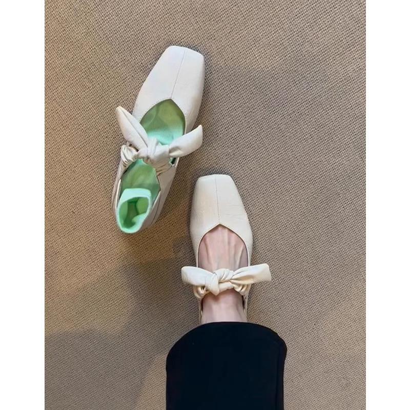 

Версия из коровьей кожи~ Кожаные туфли-лодочки на толстом каблуке с бантом, женские ретро туфли Мэри Джейн 40 белый