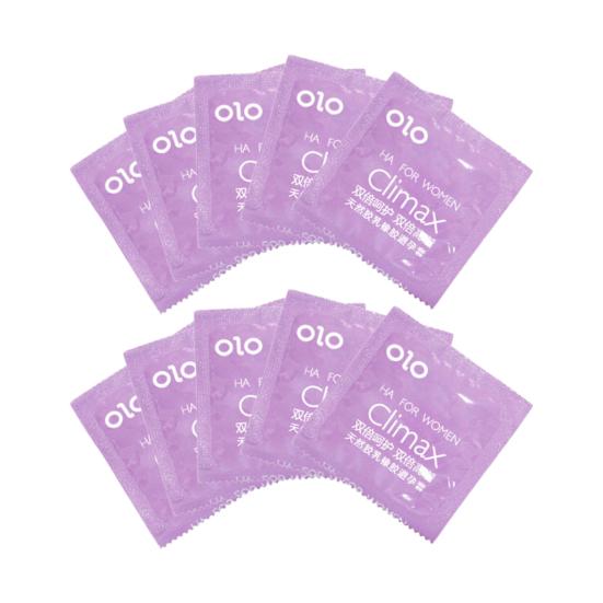 Yousheng 10Pcs Sex Condom Ultra Thin Lubricated Emulsion Hyaluronic Acid Condom for Dating