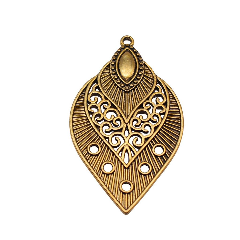 Flowers Of Life Charms Vintage Alloy Pendants For Nature Inspired Jewelry Making