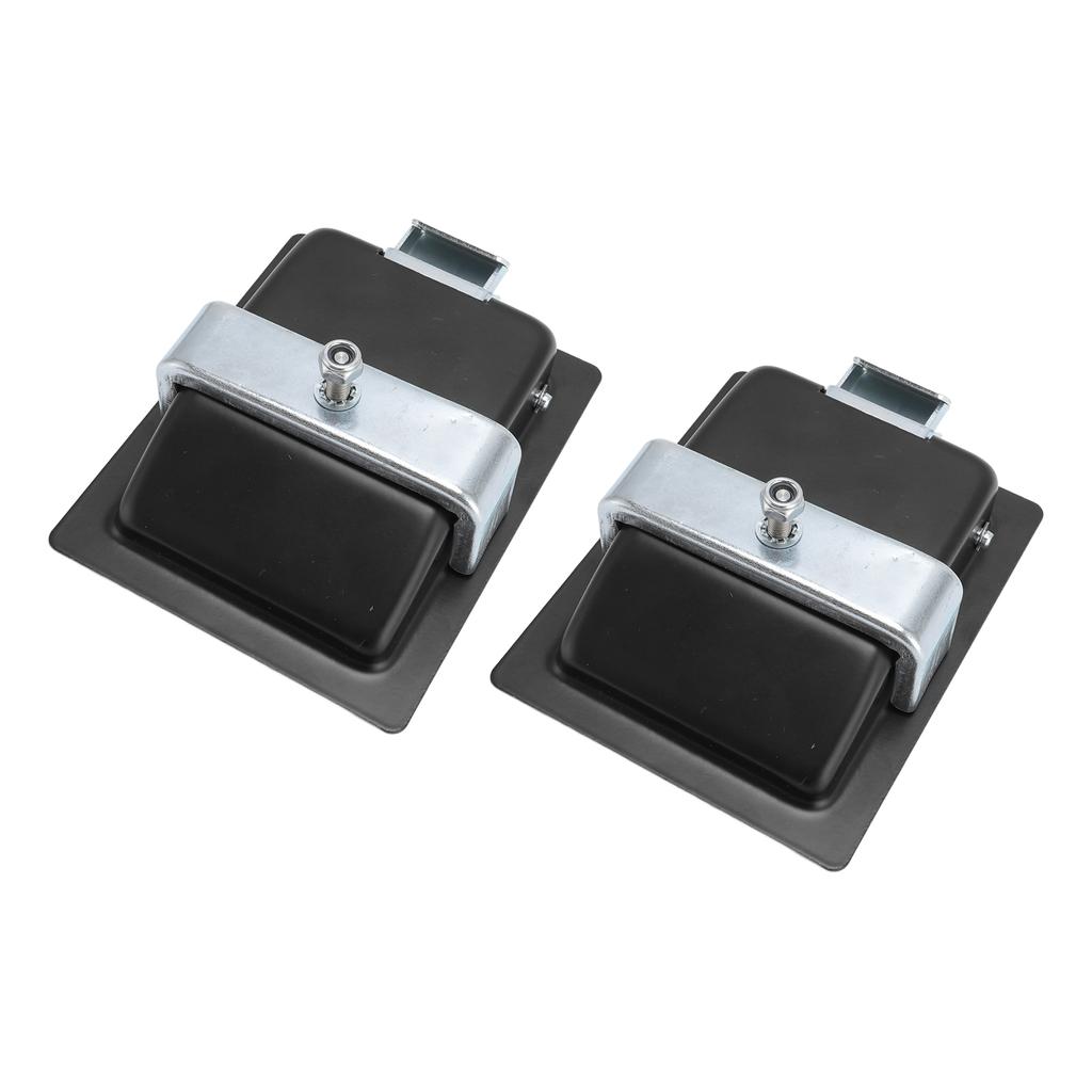 2Pcs 127 X 102mm Paddle Handle Latch Heavy Duty Carbon Steel Flush Mount Tool Box Latch for Truck RV