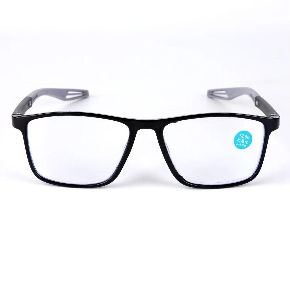 Ultralight Sport Presbyopia Eyeglasses Square Frame Anti-blue Light Glasses Unisex