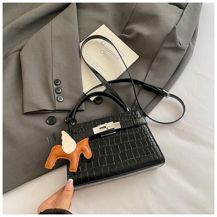 Borsa Estiva, Temperamento Donna con Fantasia Coccodrillo, Singola Spalla a Tracolla, Senso di Lusso, Borsa di Nicchia per il Pendolarismo