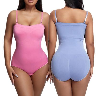 Odnímatelná ramínka Bezešvé tvarovací body pro ženy Bez ramínek Kontrola bříška a Zvednutí zadečku Přiléhavý pasový stahovák Plus Size Tvarovač postavy