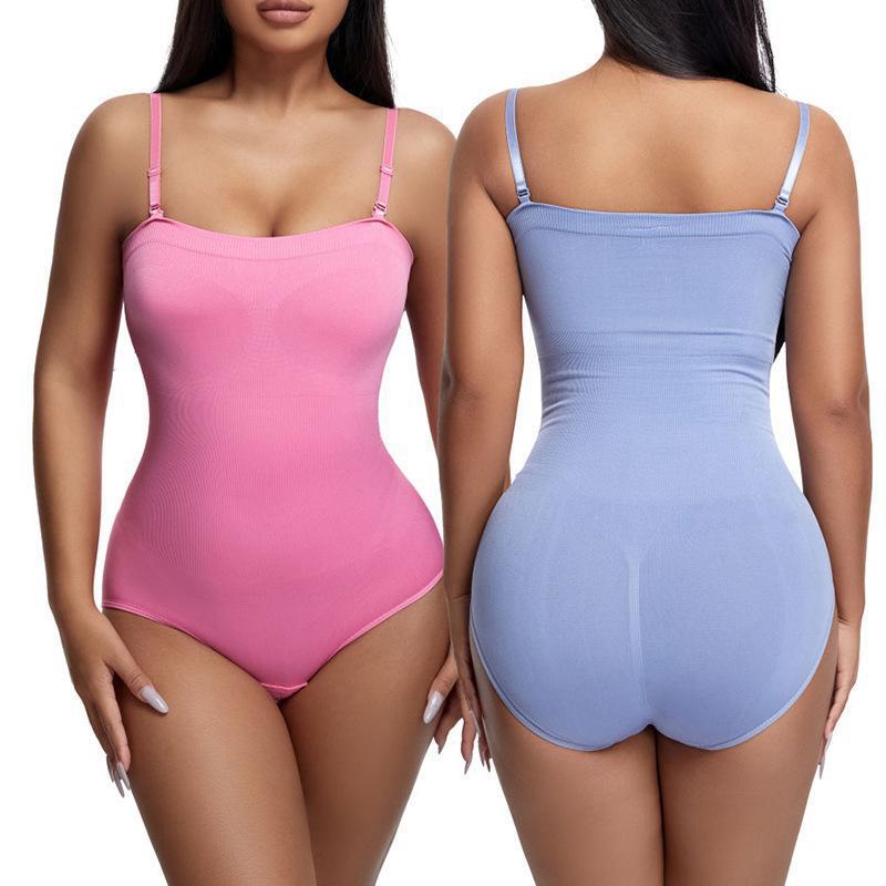 Odnímatelná ramínka Bezešvé tvarovací body pro ženy Bez ramínek Kontrola bříška a Zvednutí zadečku Přiléhavý pasový stahovák Plus Size Tvarovač postavy