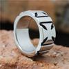 New Fashion Ring 316L Stainless Steel Men Boys Band Ring Cross Ring Fashion Party Ring