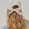 YUPPE RIBBON BALL CAP_IVORY