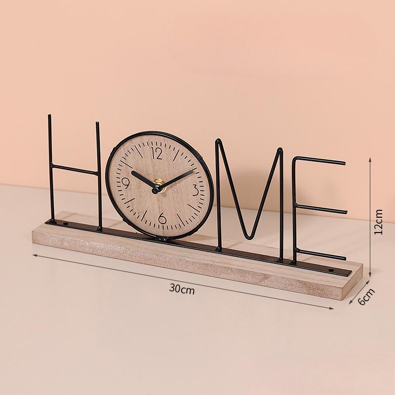 

Новые Креативные Часы Украшения Современные Простые Кованые Железные Буквы Часы Дом Гостиная ТВ Тумба Украшение Декор
