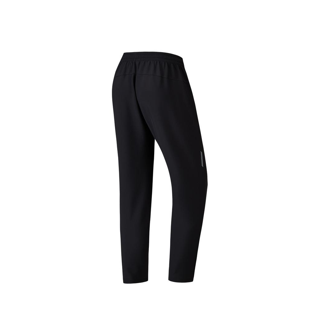 Anta Running Series Mens Woven Sports Long Pants Winter Casual Pants Men Bottoms Basic-Black 952545501-2