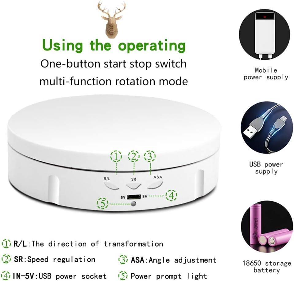 Gramofon fotograficzny Elektryczny obrotowy stojak ekspozycyjny 360 stopni z pilotem Zmotoryzowany gramofon do zdjęć lub filmów
