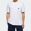 Adidas Originals Trefoil Solid Pocket Logo Short Sleeve T-Shirt Men Tops White DX4208