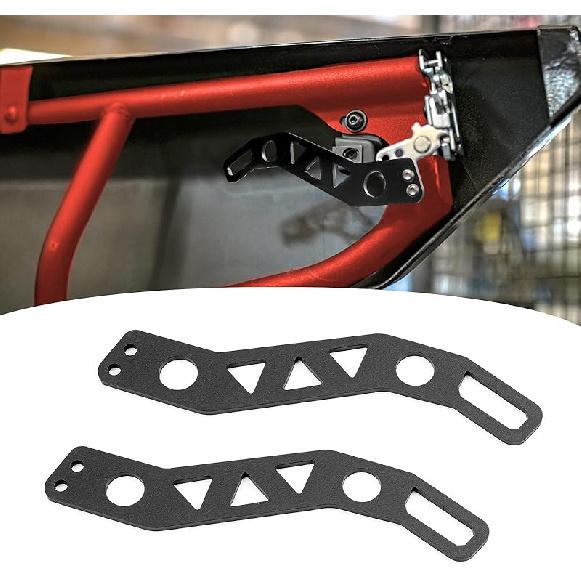 WSays X3 Door Handle Latches Kit Red Left & Right Compatible With Can Am Maverick X3 2017-2025 With Doors