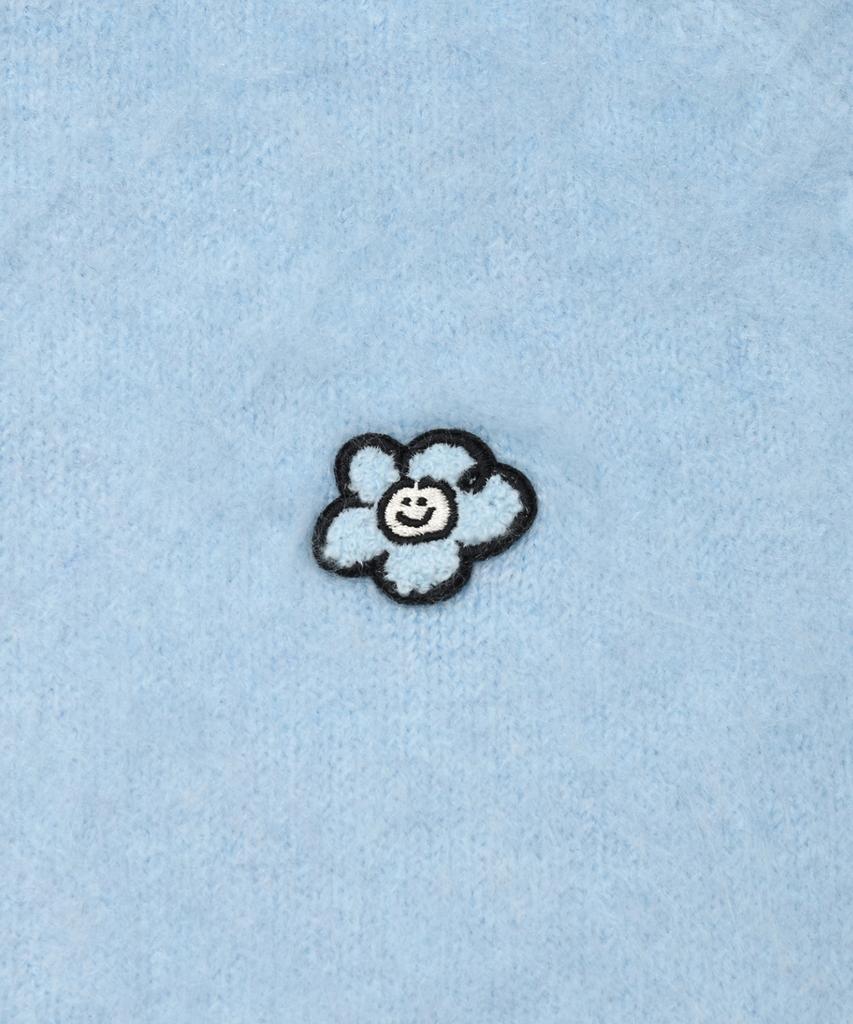 WACKY WILLY Women'S Lily Wappen Hairy Pullover Sky Blue