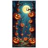 Jack O Lantern Banner Starry Sky Forest Theme Banner Pumpkin Banner Halloween Theme Spooky Decoration For Autumn Celebration