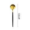 Stainless Steel Cutlery Set Black Gold Dinnerware Knives Fork Spoon Dinner Set Kitchen Western Tableware Silverware