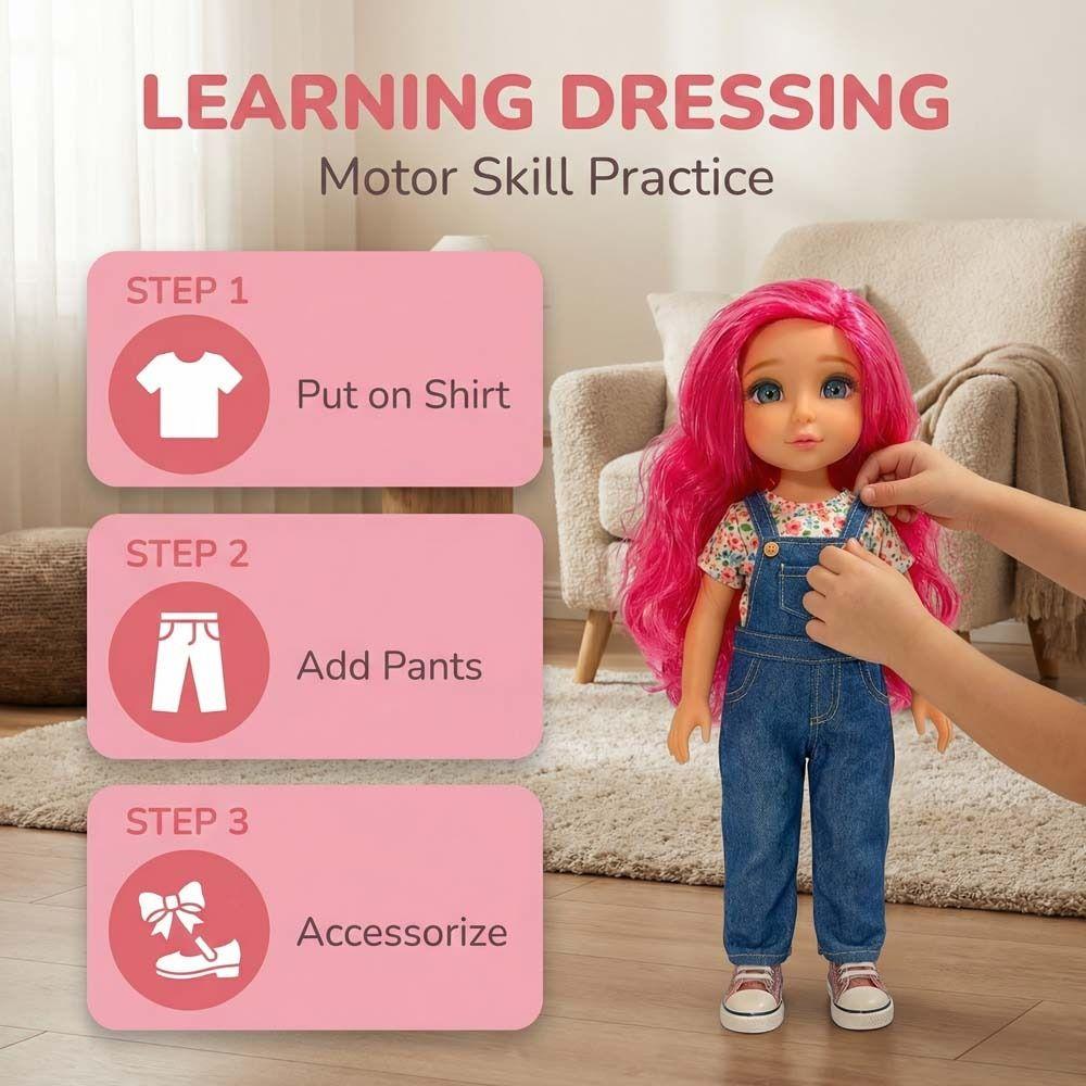 30cm Height Nude Reborn Doll Toy Blonde Hair Humanoid Doll Fashion BJD Girl Doll  DIY Toys