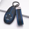Key Fob Cover for Leapmotor T03 S01 C11 C01 with Keychain Anti-Scratch Shockproof Protective Shell Holder with Honeycomb Texture Shockproof Structure