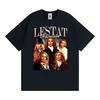 Camiseta Gráfica Unisex de Lestat De Lioncourt Ropa Unisex MUJER Verano Retro Gótico Moda Camiseta Oversize de Algodón Suelta