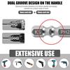 K5 High Magnetic Screwdriver Drill Bit Set Universal Anti-Slip Teeth Phillips Magnetic Electric Screwdriver Set Lengths 25-150mm