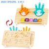 Toys Educational Montessori for Toddlers Double-Sided Preschool Learning Math Manipulatives Number Finger Counting Block for Kid