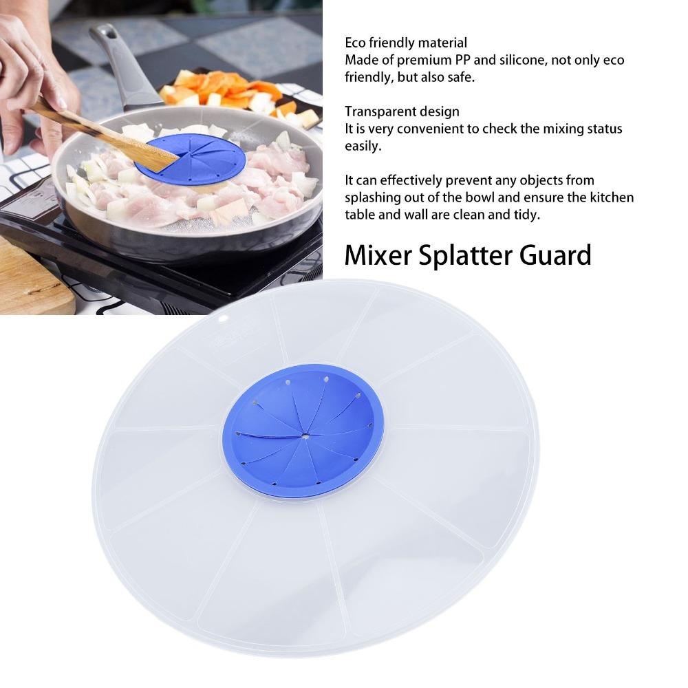 Transparent Mixer Splatter Guard Round Hand Mixer Guard Durable Anti Splash Cover Baking