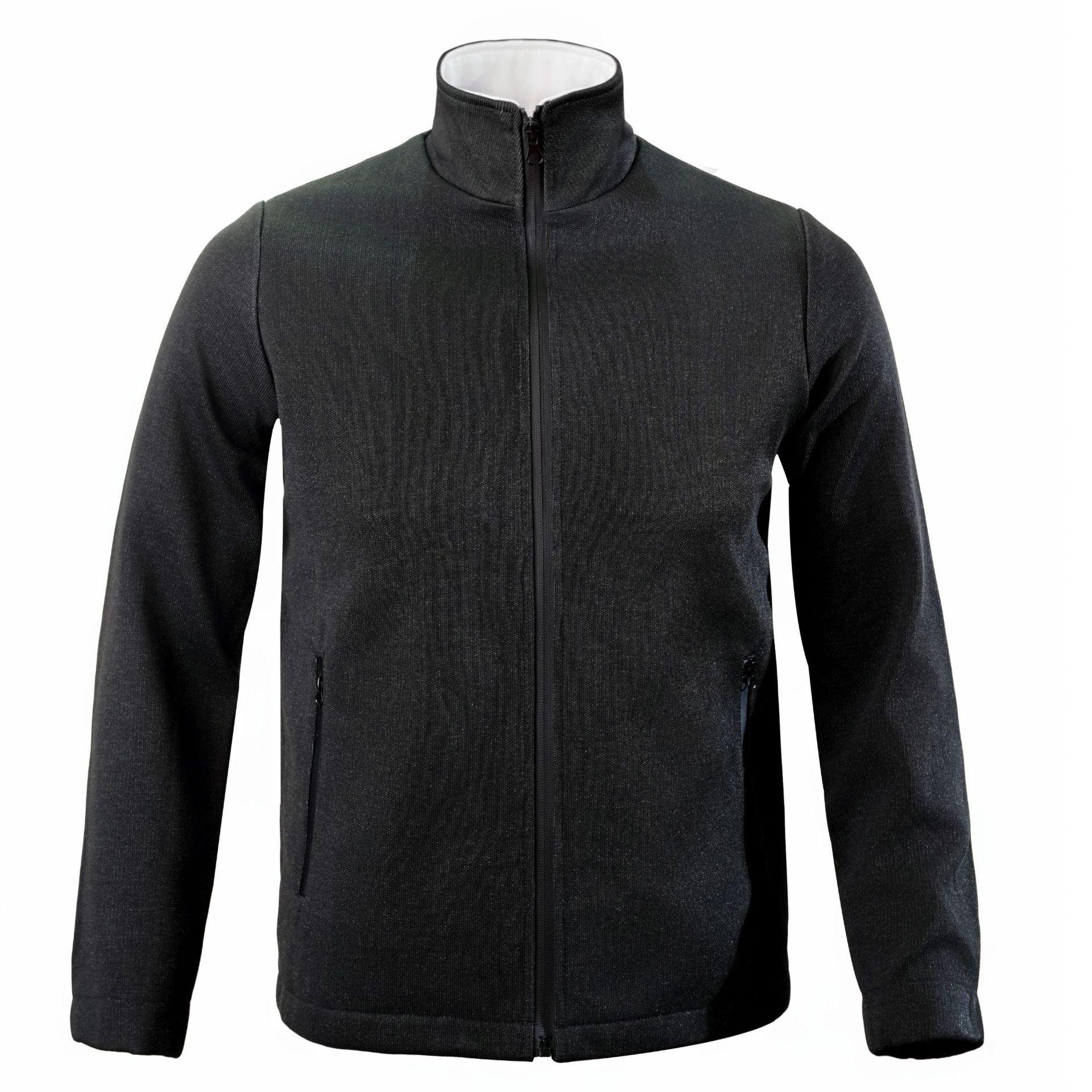 

New European Standard Stab & Cut-Resistant Double-Layer Sports Jacket for Outdoor, Cycling, and Daily Commute 3XL; Black Outer, White Inner