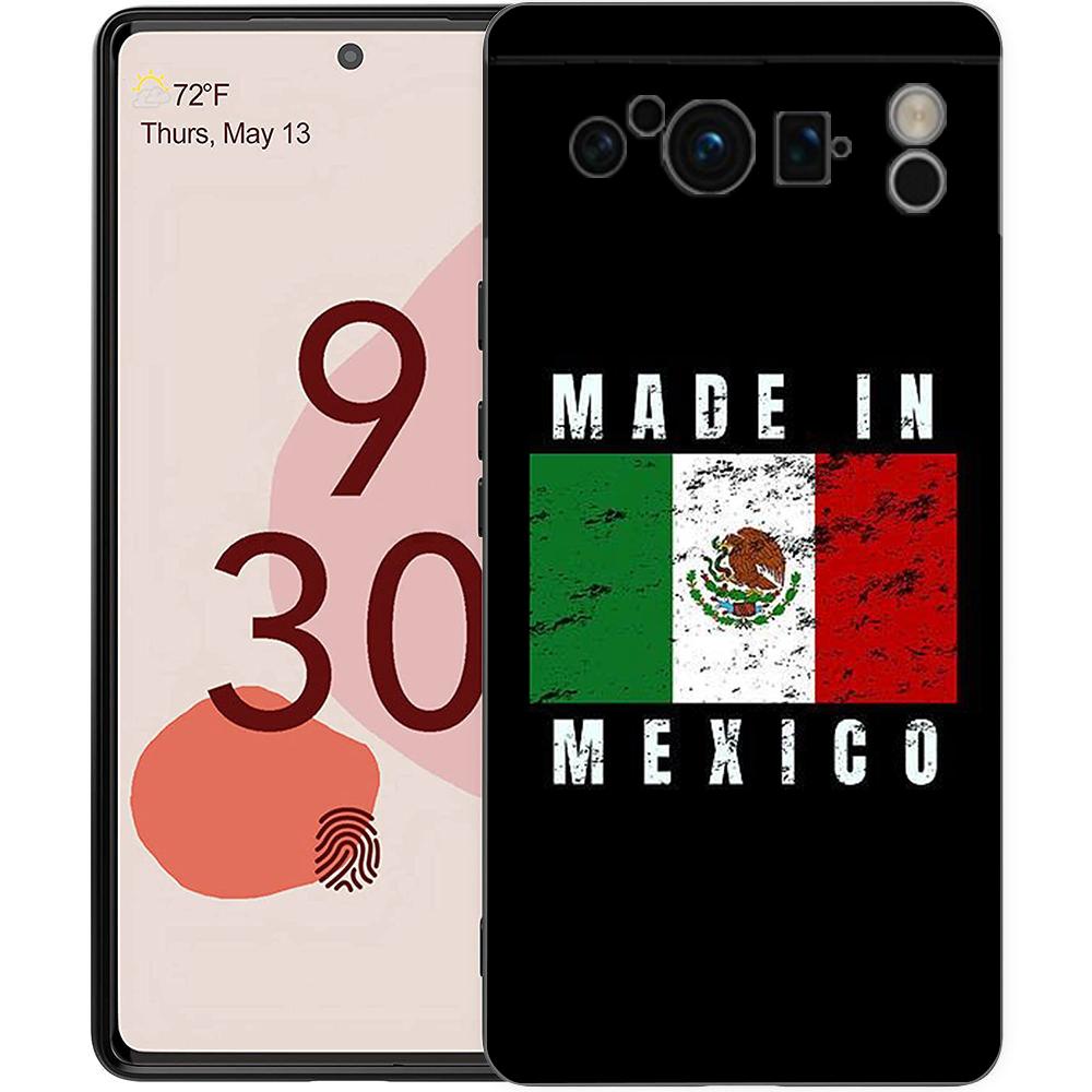 

Mexico Passport Phone Case For Google Pixel 9 8 7 6 Pro XL 8A 6A 7A 5G Soft Shockproof TPU Black Cover Fundas Google Pixel 9