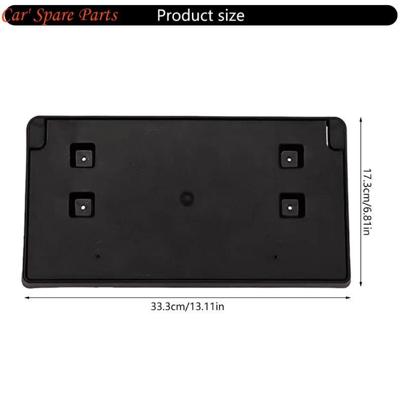 Y4UA Front Bumper License Plate Bracket Rack Mount Holder Stand Cover for 68295610AA