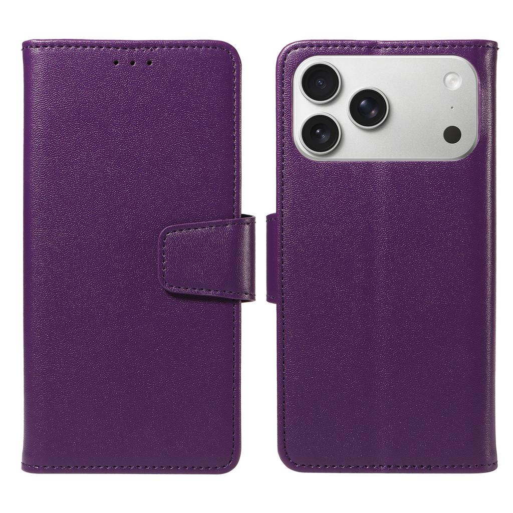 Faux Leather Phone Case for IPhone17 16 15 14 13 12 11 Pro Max Plus Mini Air Shockproof, Anti-Scratch with Card Holder & Stand