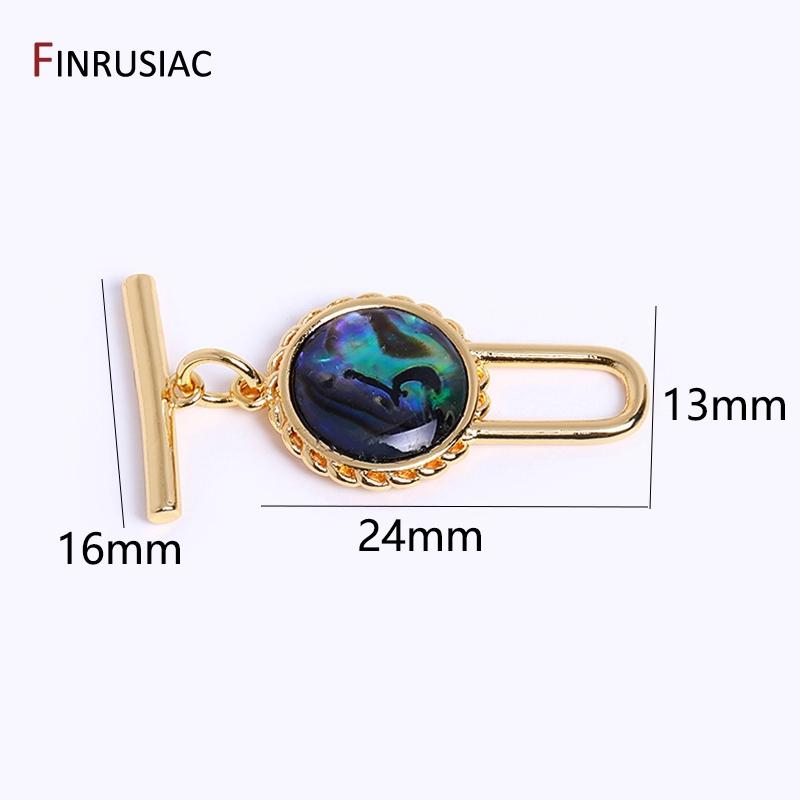 

18K Gold Plated Natural Abalone Shell Butterfly Toggle Clasps,OT Clasps For Bracelet Necklace Making Supplies Jewelry Connector 1 piece