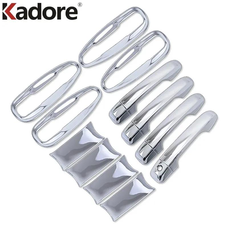 For Toyota Prado J150 2010 2011 2012 2013 2014 2015 Chrome Car Door Handle Cover Trim Side Door Handle Bowl Cup Accessories