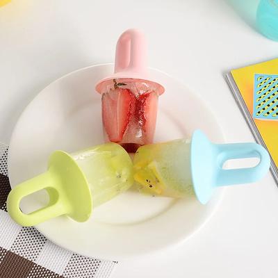 Formička na zmrzlinu Mini formička na nanuky Opakovaně použitelná Nepřilnavá forma na ledové kostky Domácí jídlo pro děti Mini DIY Základní vybavení pro rodinnou párty
