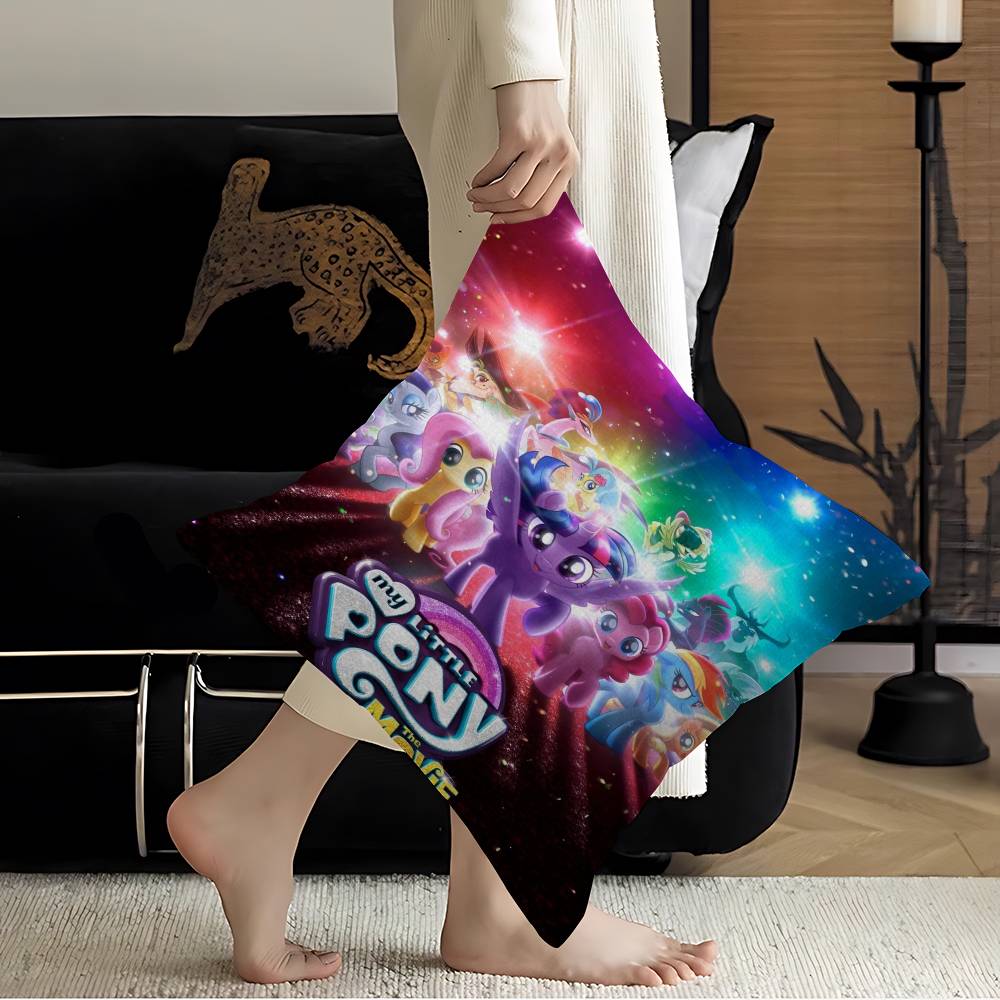 My Cartoon P-Pony L-Little Pillow Cushion Cover Pillowcase Living Room Sofa Home Decor