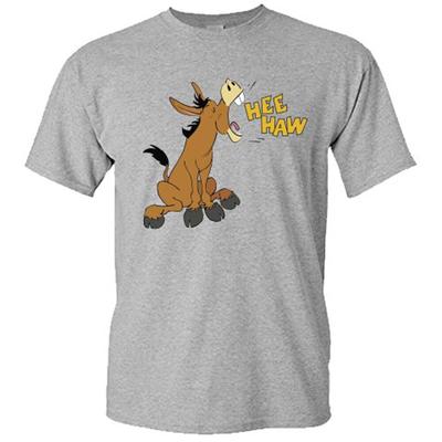 New Hee Haw Donkey Country TV Show Men's Gray S-5XL