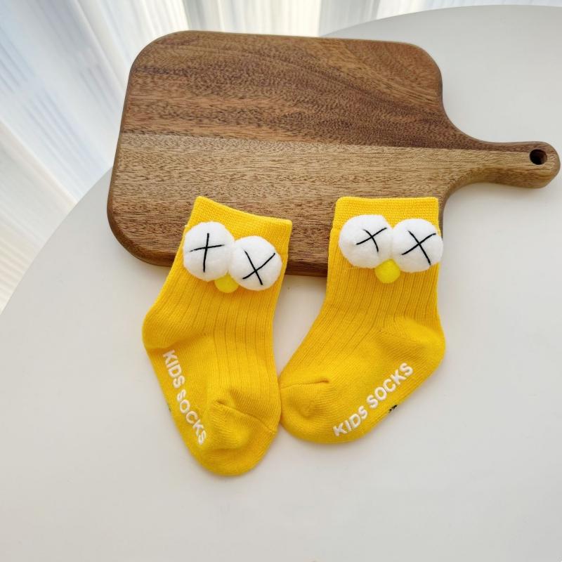 

Korean Kawaii Children Candy Color Socks Cute Cartoon Middle Tube Baby Socks Newborn Infant Toddle Socks Baby Boys Girls Socks S