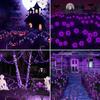 Solarbetriebene Halloween-Augapfel-Lichter zur Halloween-Dekoration, Außenaufstellung, Horror-Augäpfel für Hof, Garten und Teamdekoration