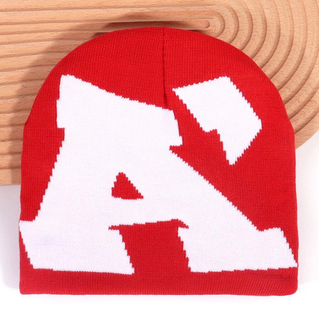Acrylic Letter Beanie Hat For Women And Men Winter Warmth Street Style