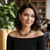 Hollow-out Chain Necklace Earrings Large Exaggerated Jewelry Temperament Jewelry Set  Urban Fashion